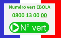 Ebola: un numéro vert 0800 13 00 00 pour le public dès samedi