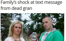 Une famille anglaise choquée par un SMS d'outre-tombe