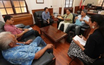 Fédération de cyclisme : René Temeharo reçoit Teva Bernadino