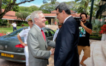 Le Secrétaire d’Etat à la Navy reçu par le président