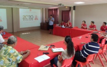 Visite à la Fédération tahitienne de football : le projet « Vision 2020 » présenté à René Temeharo