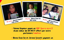 Concours de selfie, and the winners are...