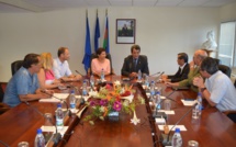 Edouard Fritch reçu par la présidente de Nouvelle-Calédonie