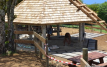 Un nouveau fare pote'e au plateau de Taravao