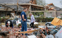 Des fortes tempêtes frappent le centre des Etats-Unis, trois morts dans l'Arkansas
