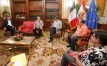 Une délégation de la Commission européenne reçue par le Président Fritch