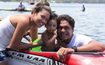 Va’a V1 – Toa No Matavai : Kévin Céran-Jérusalemy, de Shell Va’a, remporte la course.