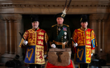 La "pierre du destin" en route pour le couronnement de Charles III