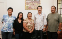 Le comité organisateur de la pétanque reçu par René Temeharo