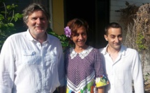 Nicole Sanquer-Fareata reçoit le délégué académique au numérique de Versailles