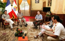 Les auditeurs de l’IHEDN reçus à la Présidence