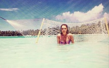 Lindsay Lohan en vacances en Polynésie française