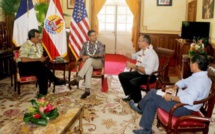 Edouard Fritch reçoit le Vice-Président de Starwood Hotels