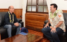 Le ministre des Sports reçoit Philippe Dumoulin, DTN adjoint de la Fédération française de volley-ball