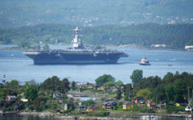 Le plus gros navire de guerre au monde fait escale à Oslo au grand dam de Moscou