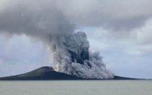 [VIDEO] Une île est née aujourd'hui dans le Pacifique