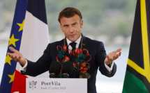 Macron lance un appel commun avec le Vanuatu face au changement climatique