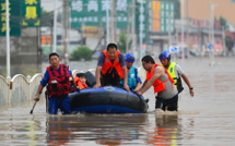 Des zones entières du nord de la Chine sous les eaux