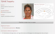 Tahoera’a : elle découvre sa candidature aux sénatoriales, le lendemain