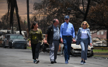 "Nous sommes avec vous": à Hawaï, Biden tente de réconforter une communauté meurtrie