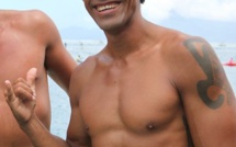 Va’a – Takapuna Beach Cup 2015 : Georges Cronsteadt et Steeve Teihotaata s’associent pour une course en relais en NZ.