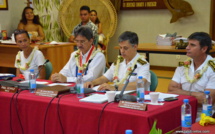 Arue présente ses projets au haut-commissaire