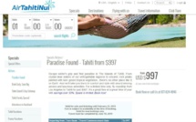 Des billets Los Angeles/Papeete à 997 dollars