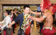 Arrivée d’un charter chinois reliant directement Pékin à Papeete