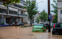 Grèce: après les incendies, des pluies torrentielles font un mort