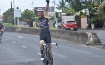Olivier Leroy vainqueur à Punaauia premier maillot jaune du Tour Tahiti Nui