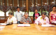 Signature de convention pour le relogement des habitants de Hotuarea
