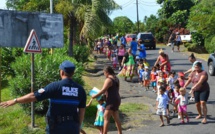 Exercice d'évacuation tsunami dans les écoles de Faa'a
