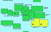 Vigilance jaune pour forte houle aux Gambier et aux Tuamotu Sud