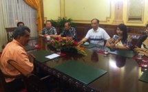 Le Président Fritch reçoit un investisseur chinois