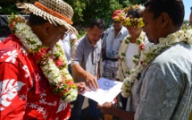 Visite du gouvernement à Tahaa