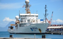 Un navire de recherche océanographique américain à Papeete