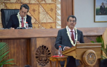 Edouard Fritch prononce un long discours en forme de règlement de comptes à l’Assemblée