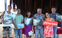 Remise des lots pour le concours "Photographie une rivière de Polynésie française"
