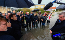 Pas-de-Calais: l'eau remonte avec les pluies, Macron promet 50 millions