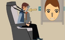 Boeing invente le "siège à câlins" pour dormir verticalement et confortablement [?] en eco