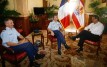 Le Président reçoit le général commandant la gendarmerie en Outre-mer