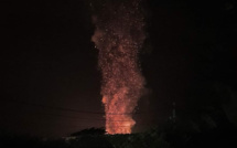 Un incendie probablement criminel en cours à l’ex Méridien de Punaauia