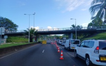Enormes bouchons à cause d’une machine en panne