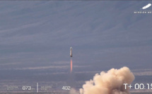 Retour dans l'espace réussi pour Blue Origin, un an après un accident