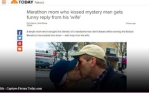 Boston : elle cherche l'homme qu'elle a embrassé au marathon, c'est sa femme qui répond