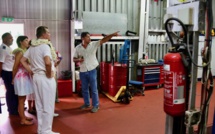 Éric Spitz en visite de terrain sur l’île Vanille