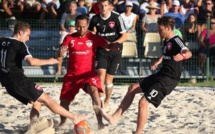 Beachsoccer – Tahiti vs Suisse : Le ‘combat’ se termine par une défaite tahitienne 7 à 9.