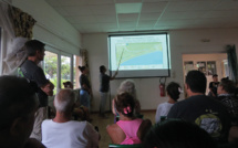 Tāhei ‘Auti présente son projet pour Temae