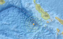 Fort séisme au large de Tonga