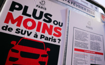 Paris: la tarification du stationnement spéciale SUV approuvée à près de 55%